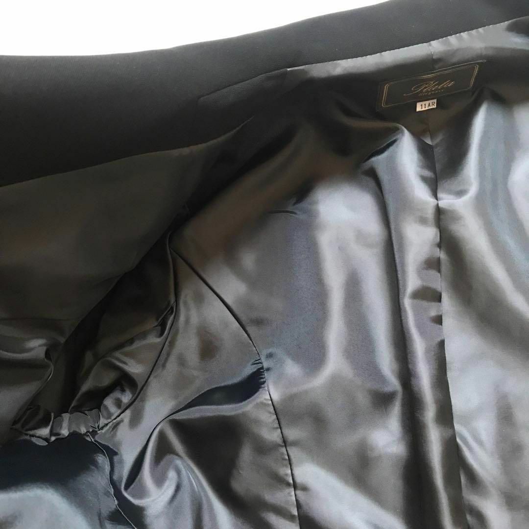 タグ付　プラタ　ワンピーススーツ　礼服　喪服　冠婚葬祭　ブラックフォーマル　L レディースのフォーマル/ドレス(礼服/喪服)の商品写真