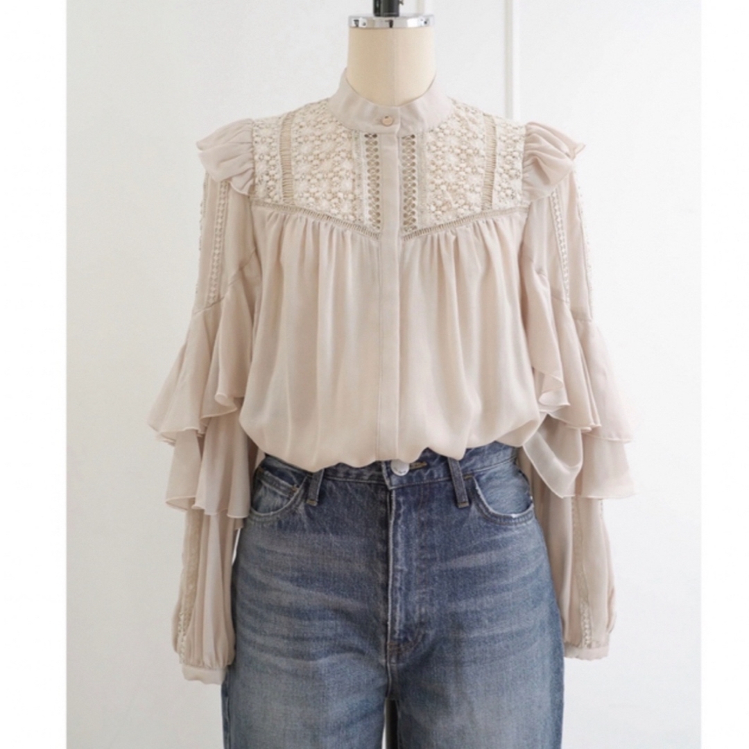 Her lip to(ハーリップトゥ)のherlipto easy to love blouse ブラウス レディースのトップス(シャツ/ブラウス(長袖/七分))の商品写真