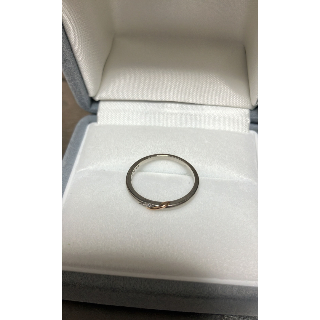 k18 PG Pt900 #10 ダイヤのリング レディースのアクセサリー(リング(指輪))の商品写真