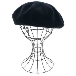 カシラ(CA4LA)のCA4LA カシラ ハンチング・ベレー帽 - 黒 【古着】【中古】(ハンチング/ベレー帽)