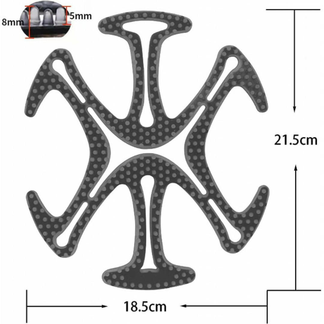 ヘルメットインナー ベンチレーション ライナー エアーヘッド 髪型 崩れ防止 黒 自動車/バイクのバイク(ヘルメット/シールド)の商品写真