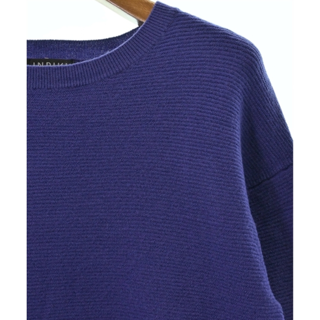 INDIVI(インディヴィ)のINDIVI インディヴィ ニット・セーター 38(M位) 紫 【古着】【中古】 レディースのトップス(ニット/セーター)の商品写真