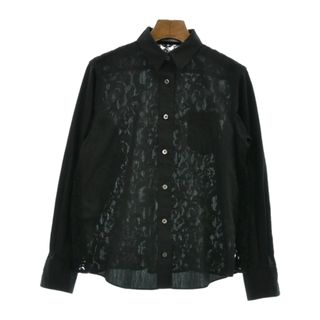 サカイラック(sacai luck)のsacai luck サカイラック ブラウス -(M位) 黒 【古着】【中古】(シャツ/ブラウス(長袖/七分))