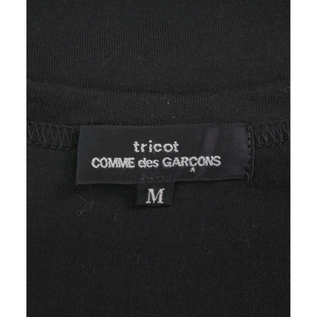 tricot COMME des GARCONS(トリココムデギャルソン)のtricot COMME des GARCONS Tシャツ・カットソー M 黒 【古着】【中古】 レディースのトップス(カットソー(半袖/袖なし))の商品写真