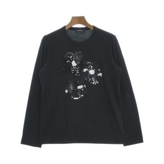 トリココムデギャルソン(tricot COMME des GARCONS)のtricot COMME des GARCONS Tシャツ・カットソー M 黒 【古着】【中古】(カットソー(半袖/袖なし))