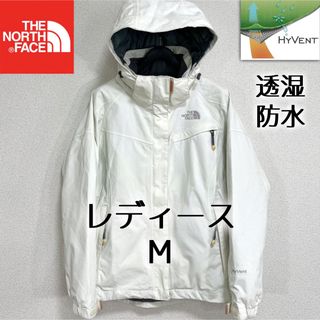 ザノースフェイス(THE NORTH FACE)のノースフェイス マウンテンパーカー レディースM 透湿防水 ロゴ刺繍 フード着脱(ナイロンジャケット)