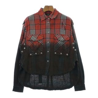 DIESEL - DIESEL ディーゼル カジュアルシャツ S 赤系(チェック) 【古着】【中古】