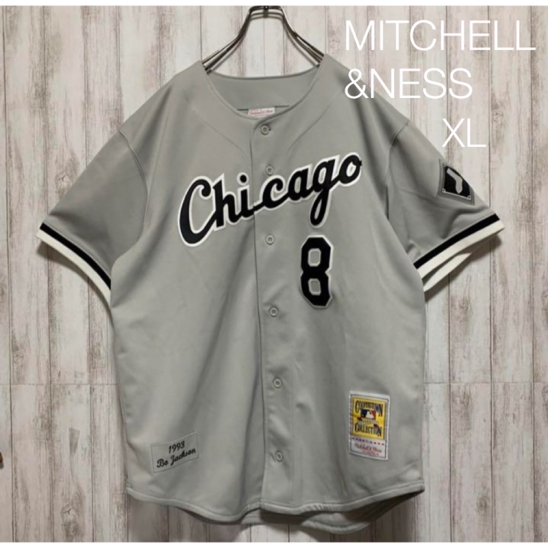 MITCHELL & NESS(ミッチェルアンドネス)の【希少】 ミッチェル＆ネス ホワイトソックス 1993 ベースボールシャツ メンズのトップス(シャツ)の商品写真