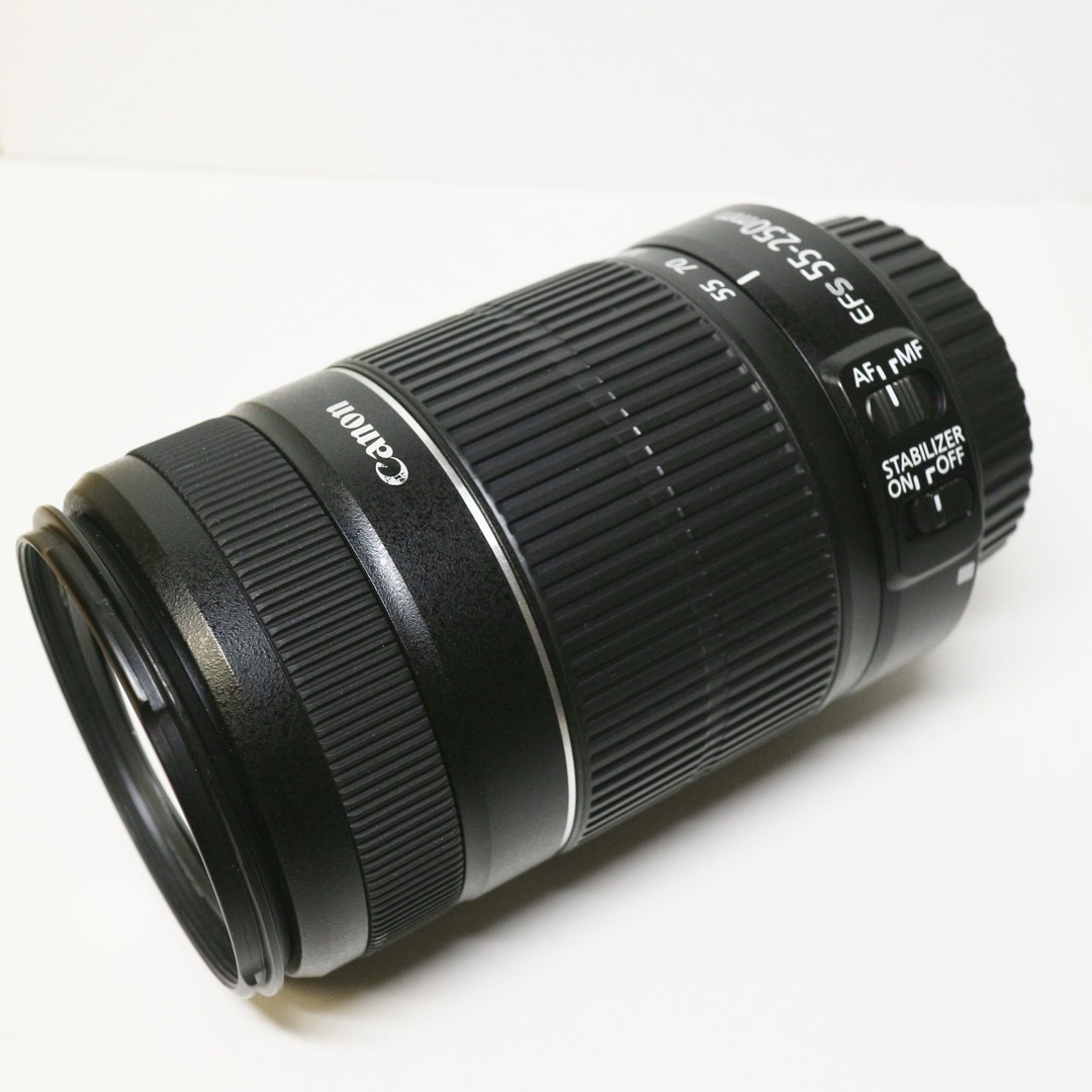 Canon(キヤノン)のCanon EF-S 55-250mm F4-5.6 IS II スマホ/家電/カメラのカメラ(レンズ(ズーム))の商品写真