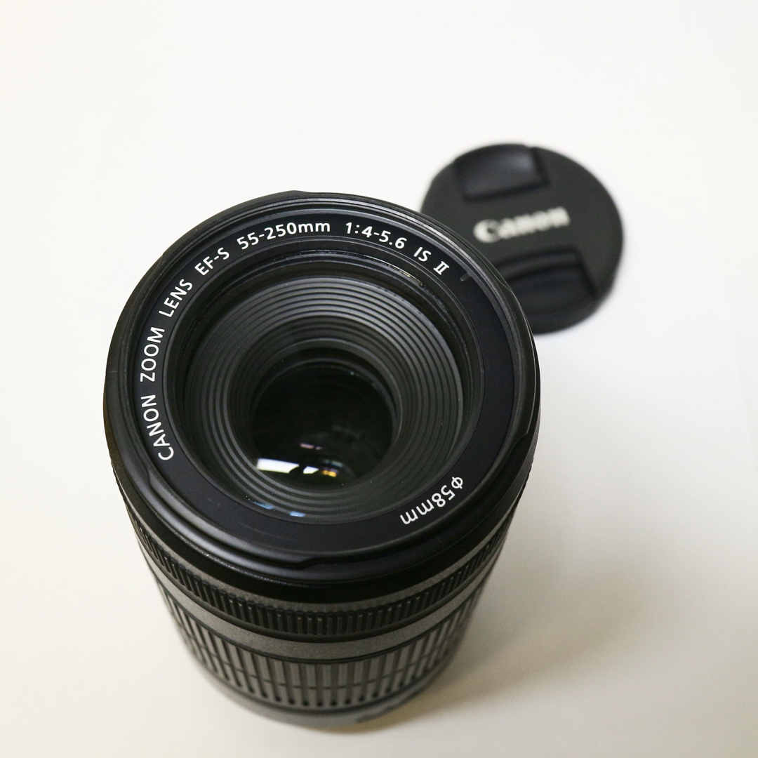 Canon(キヤノン)のCanon EF-S 55-250mm F4-5.6 IS II スマホ/家電/カメラのカメラ(レンズ(ズーム))の商品写真