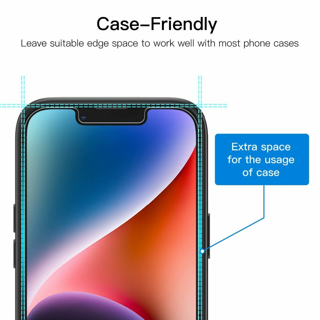 【特価商品】JEDirect iPhone 14 6.1インチ用 プライバシーフ スマホ/家電/カメラのスマホアクセサリー(その他)の商品写真