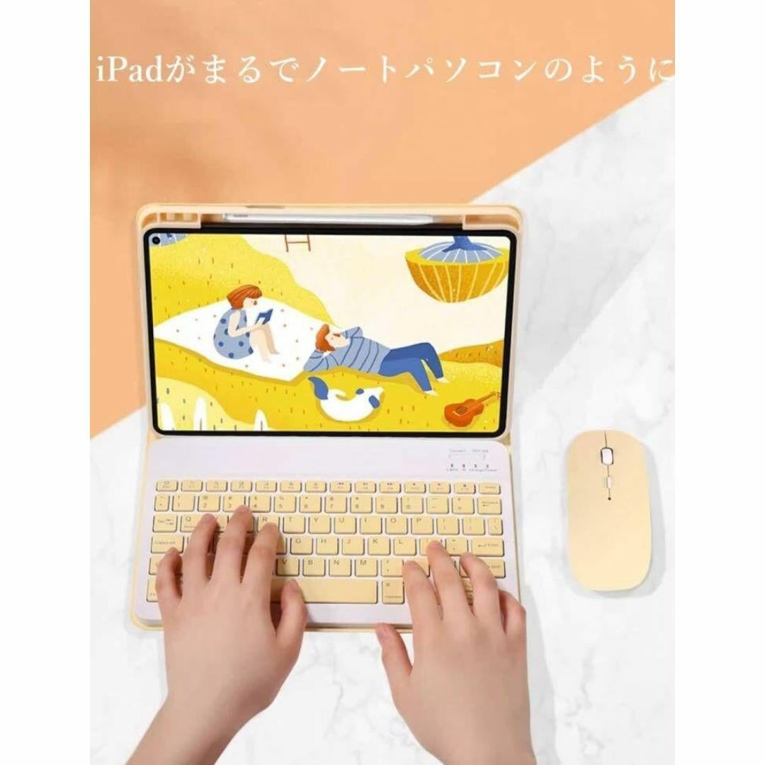 【色: ブラック】マウス付き iPad9 iPad8 iPad7 iPad Ai スマホ/家電/カメラのPC/タブレット(タブレット)の商品写真