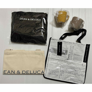 ディーンアンドデルーカ(DEAN & DELUCA)のプリーツ エプロン　モーニング マグ　ビッグ トート　エコバッグ(収納/キッチン雑貨)