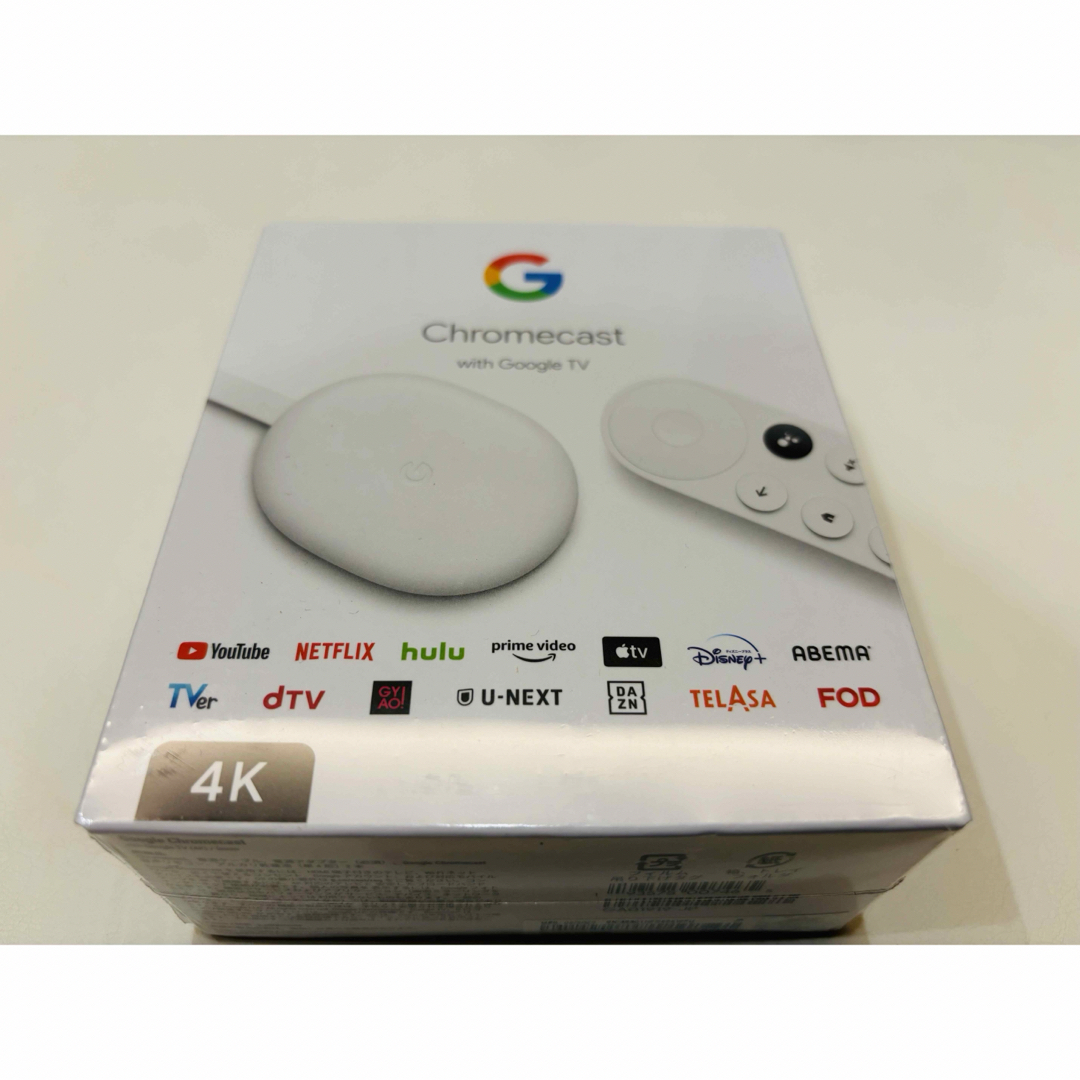 Google Chromecast with Google TV snow/ホワ スマホ/家電/カメラのスマートフォン/携帯電話(その他)の商品写真