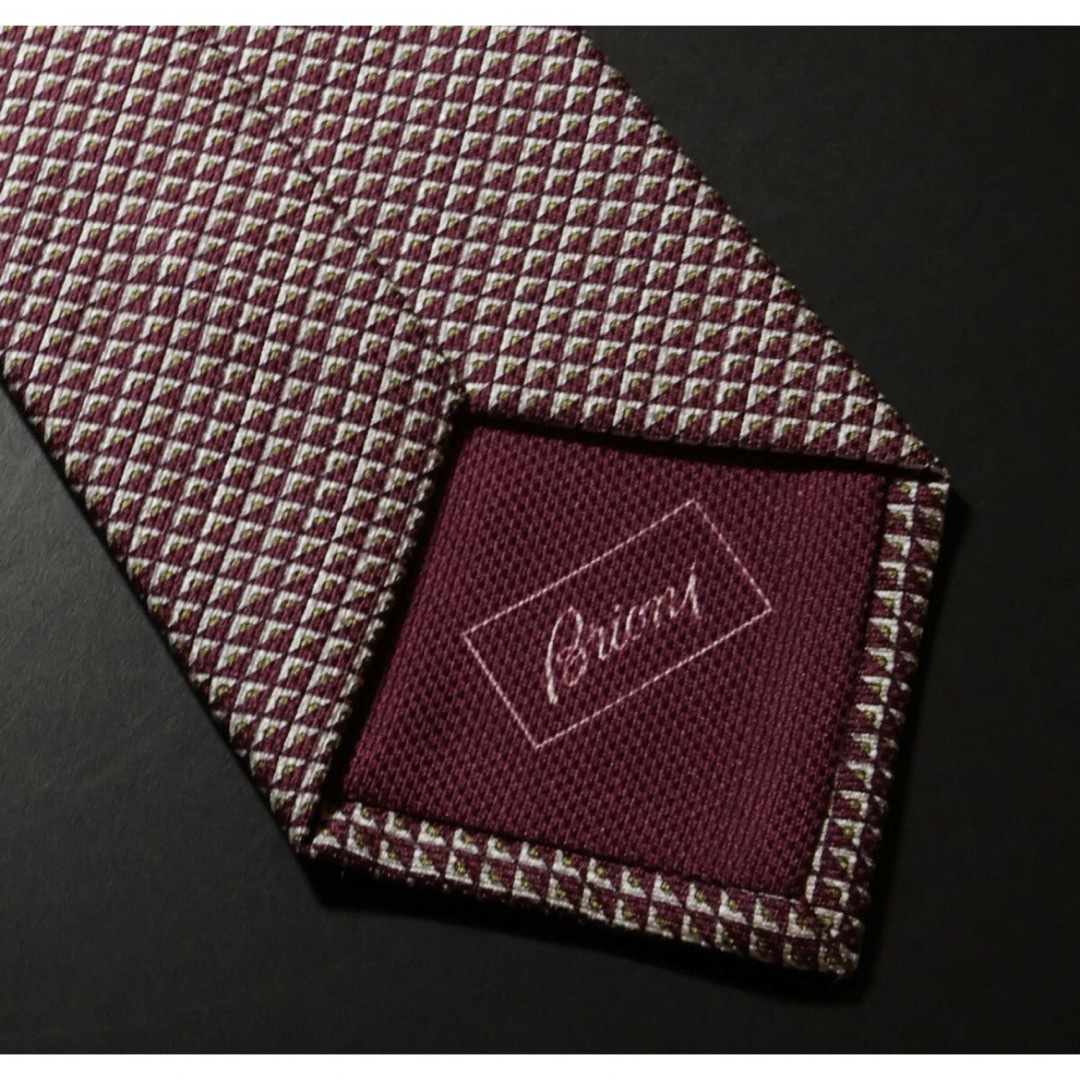 Brioni(ブリオーニ)の9623◆Brioniブリオーニ◆最高級ネクタイ◆定価33,000円◆剣先幅8㎝ メンズのファッション小物(ネクタイ)の商品写真