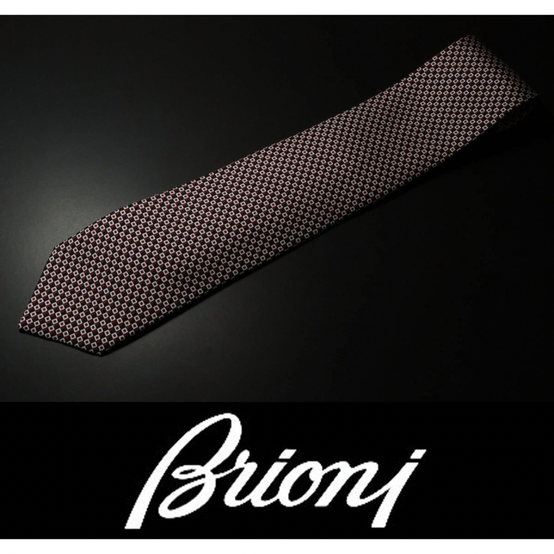 Brioni(ブリオーニ)の9622◆Brioniブリオーニ◆最高級ネクタイ◆定価33,000円◆剣先幅8㎝ メンズのファッション小物(ネクタイ)の商品写真