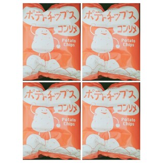 菊水堂 ポテトチップス  60g×4 コンソメ ポテトチップ(菓子/デザート)