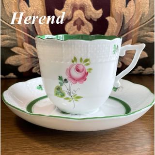 Herend - 新品＊未使用品 ヘレンド ウィーンの薔薇 カップ＆ソーサー 1客