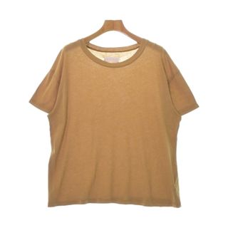 LACAUSA ラアカウサ Tシャツ・カットソー S キャメル 【古着】【中古】(カットソー(半袖/袖なし))