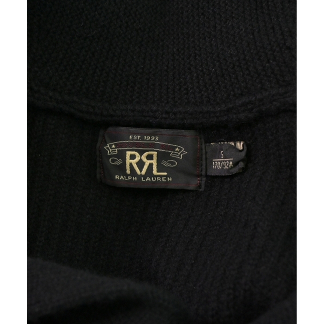 RRL(ダブルアールエル)のRRL ダブルアールエル カーディガン S 黒 【古着】【中古】 メンズのトップス(カーディガン)の商品写真