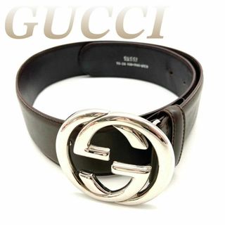 グッチ(Gucci)のグッチ GGロゴ ベルト レザー ブラウン 60425(ベルト)