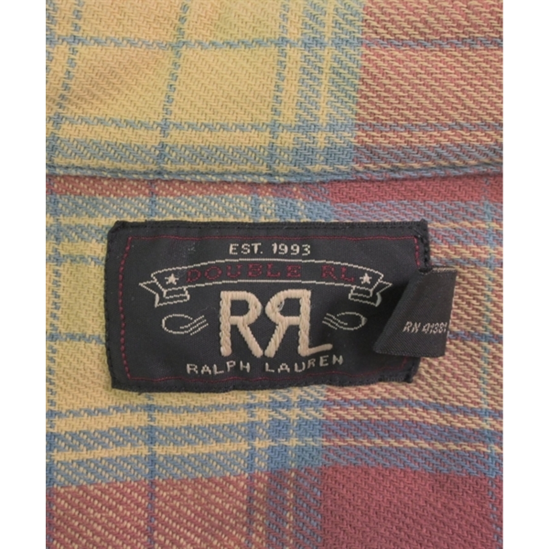 RRL(ダブルアールエル)のRRL ダブルアールエル カジュアルシャツ XS オレンジx黄x青(チェック) 【古着】【中古】 メンズのトップス(シャツ)の商品写真