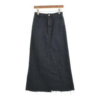 ヘルシーデニム(Healthy DENIM)のHealthy DENIM ヘルシーデニム ロング・マキシ丈スカート S 黒 【古着】【中古】(ロングスカート)