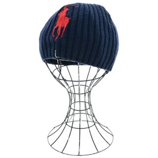 ポロラルフローレン(POLO RALPH LAUREN)のPolo Ralph Lauren ニットキャップ・ビーニー - 紺 【古着】【中古】(ニット帽/ビーニー)