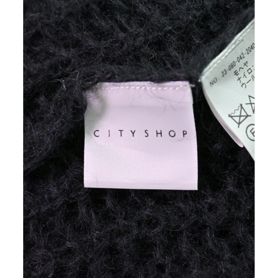 CITYSHOP(シティショップ)のCITYSHOP シティーショップ ニット・セーター M 紺 【古着】【中古】 レディースのトップス(ニット/セーター)の商品写真