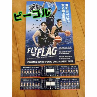 ビーコル 2024/4/10,13,14試合ガイド、ステッカー2枚(スポーツ選手)