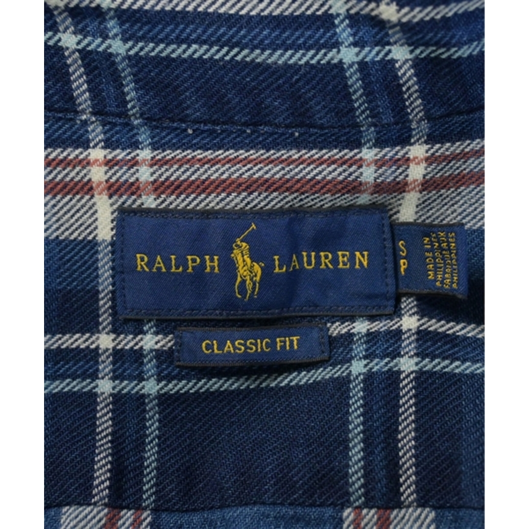 POLO RALPH LAUREN(ポロラルフローレン)のPolo Ralph Lauren カジュアルシャツ S 青(チェック) 【古着】【中古】 メンズのトップス(シャツ)の商品写真
