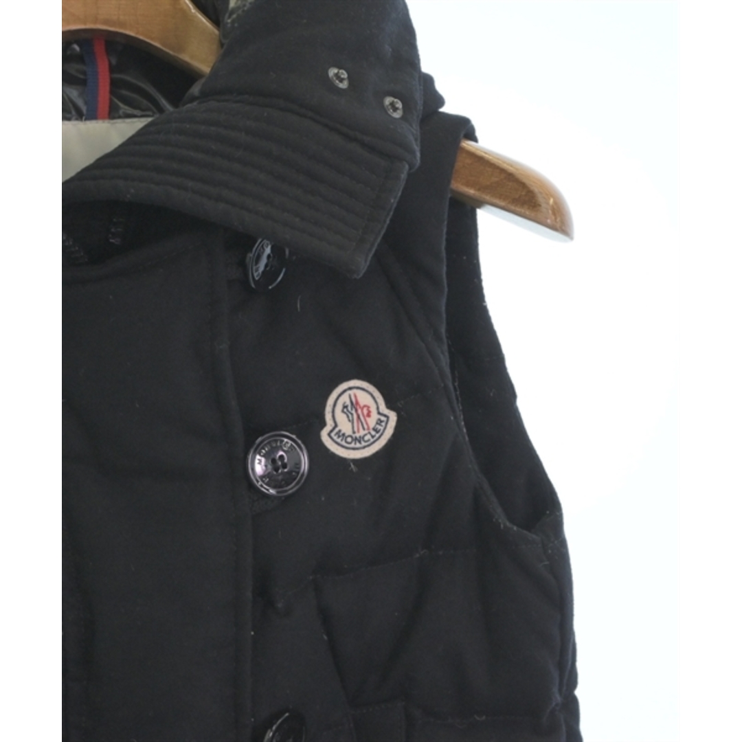 MONCLER(モンクレール)のMONCLER モンクレール ダウンジャケット/ダウンベスト 0(XS位) 黒 【古着】【中古】 レディースのジャケット/アウター(ダウンジャケット)の商品写真