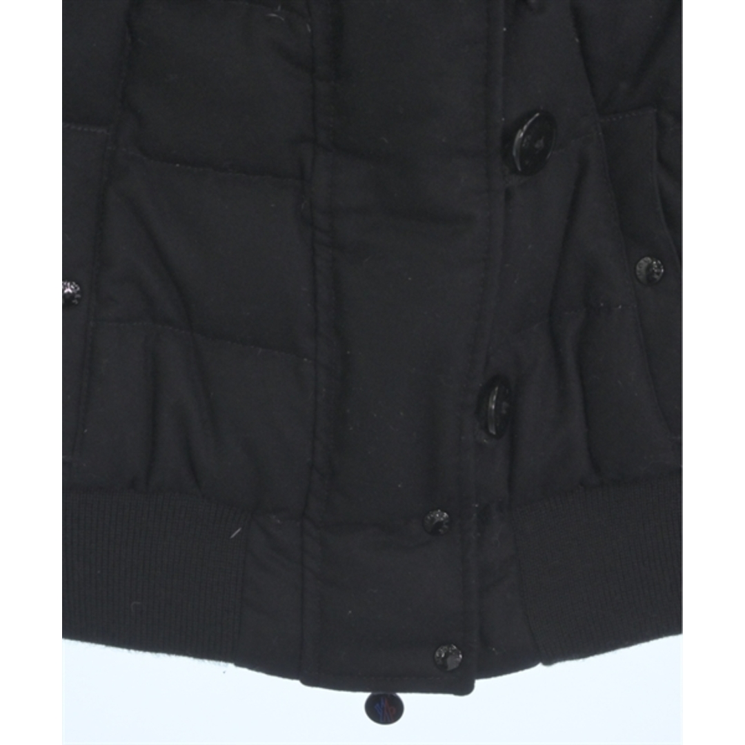 MONCLER(モンクレール)のMONCLER モンクレール ダウンジャケット/ダウンベスト 0(XS位) 黒 【古着】【中古】 レディースのジャケット/アウター(ダウンジャケット)の商品写真