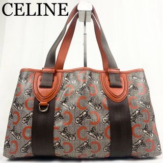 セリーヌ(celine)のCELINE トートバッグ　Cマカダム　PVC×レザー　マルチカラー　肩掛け可(トートバッグ)