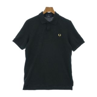 フレッドペリー(FRED PERRY)のFRED PERRY フレッドペリー ポロシャツ S 黒 【古着】【中古】(ポロシャツ)