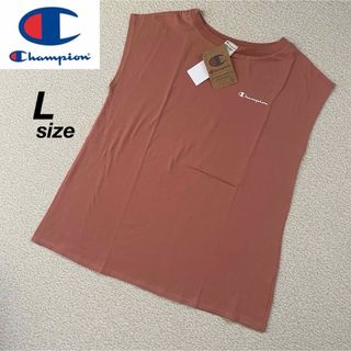 チャンピオン(Champion)の【定価4400円】Champion フレンチスリーブ コットン Tシャツ L(Tシャツ(半袖/袖なし))