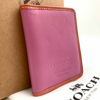 コーチ(COACH)のコーチ カードケース 定期入れ レザー ピンク 60424(その他)