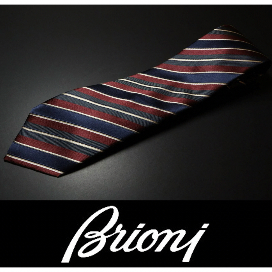 Brioni(ブリオーニ)の9625◆Brioniブリオーニ◆最高級ネクタイ◆定価38,500円◆剣先幅8㎝ メンズのファッション小物(ネクタイ)の商品写真