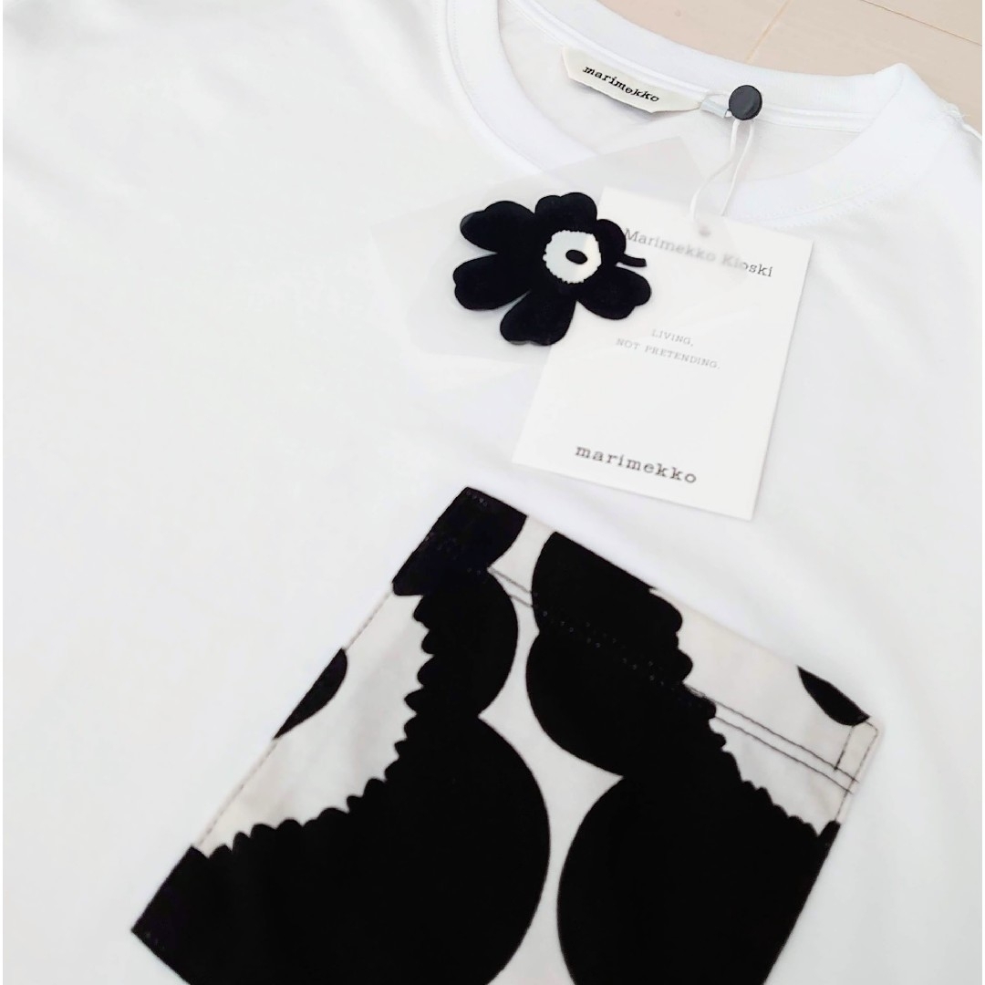 marimekko(マリメッコ)の新品タグシール付★marimekko マリメッコ オーバーサイズ 半袖 Tシャツ レディースのトップス(Tシャツ(半袖/袖なし))の商品写真