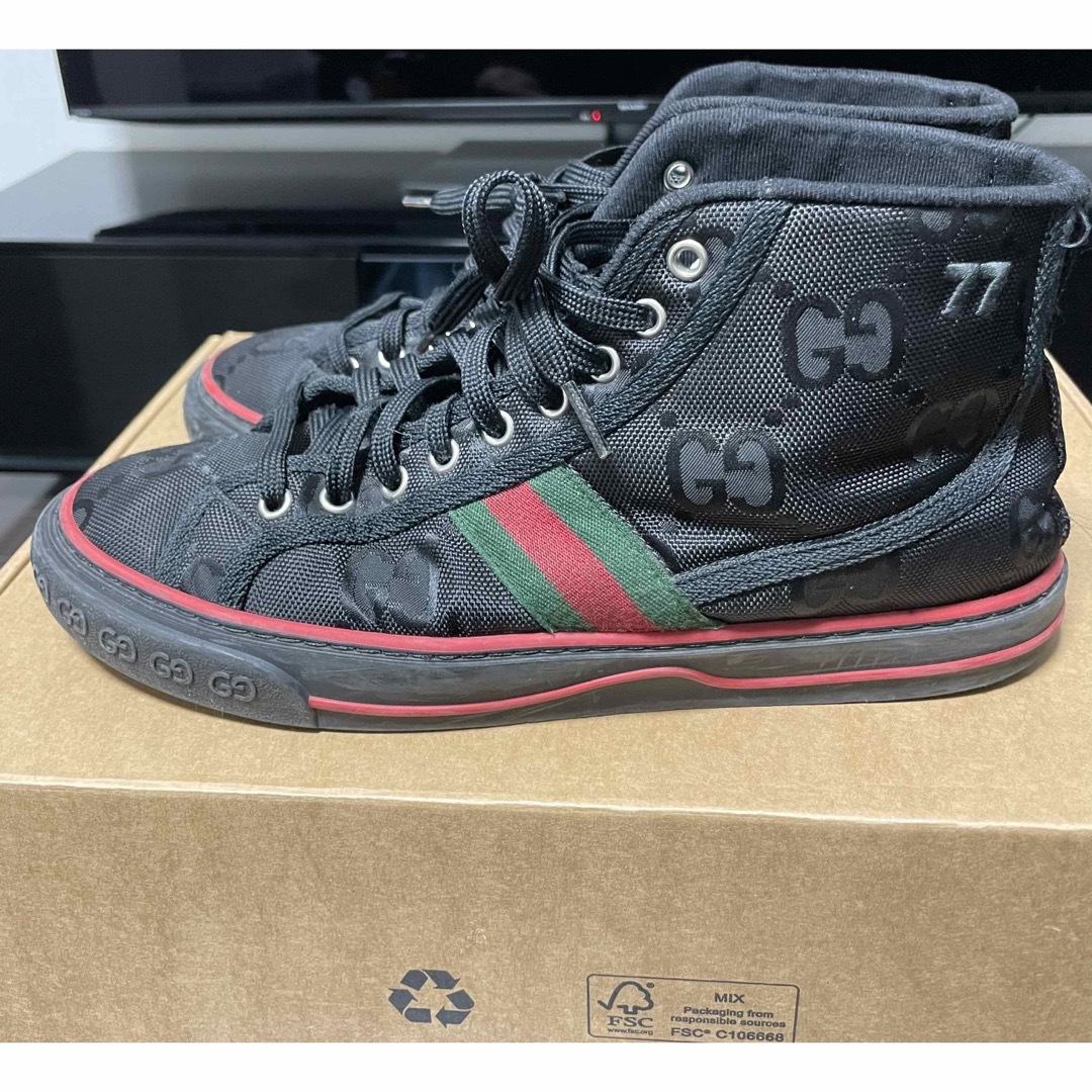 Gucci(グッチ)の【 人気完売品 】GUCCI グッチ スニーカー シューズ メンズの靴/シューズ(スニーカー)の商品写真