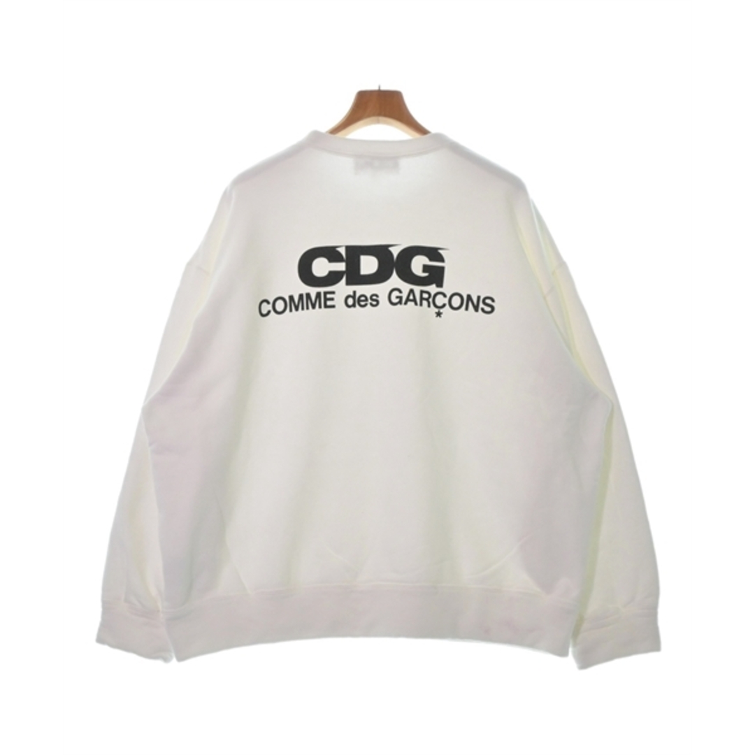 CDG シーディージー スウェット M 白 【古着】【中古】 メンズのトップス(スウェット)の商品写真