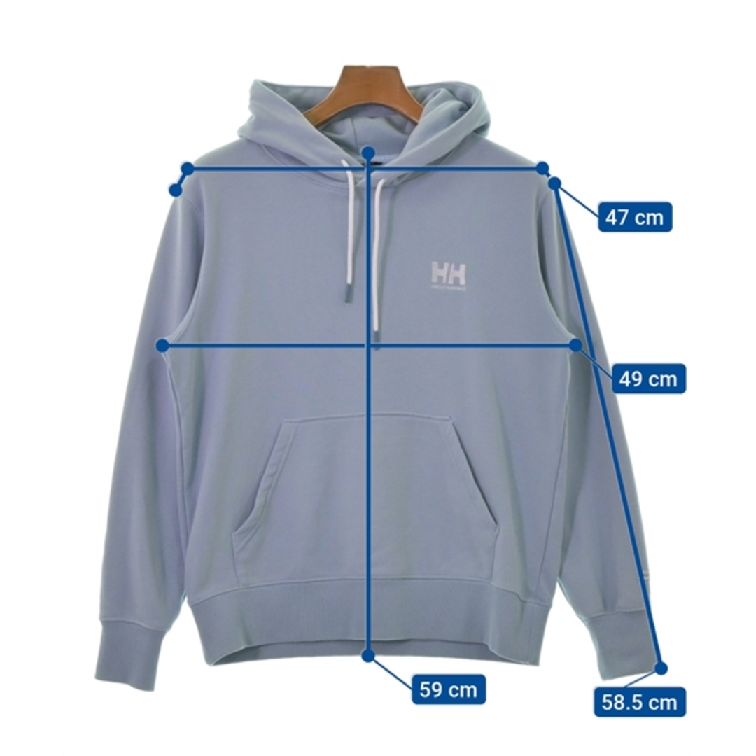 HELLY HANSEN(ヘリーハンセン)のHelly Hansen ヘリーハンセン パーカー L 水色 【古着】【中古】 レディースのトップス(パーカー)の商品写真