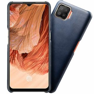 色:ブルーFUNKID OPPO A73向け ケース カバー オッポ オーボ(その他)