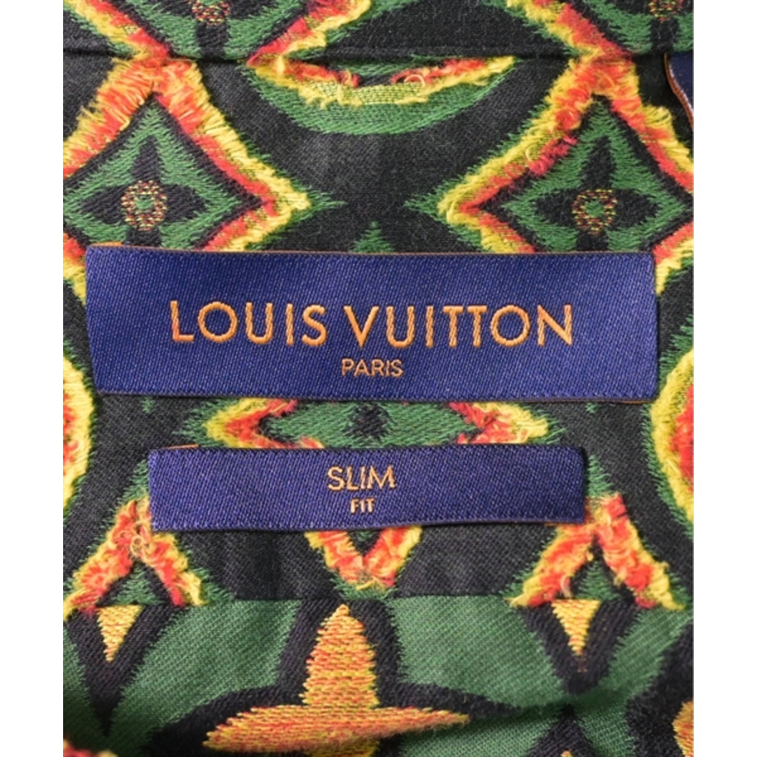 LOUIS VUITTON(ルイヴィトン)のLOUIS VUITTON カジュアルシャツ M 黒x緑x黄等(総柄) 【古着】【中古】 メンズのトップス(シャツ)の商品写真