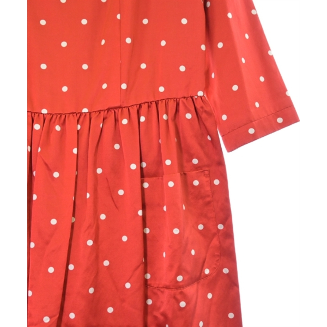 COMME des GARCONS GIRL(コムデギャルソンガール)のCOMME des GARCONS GIRL ワンピース M 赤x白(ドット) 【古着】【中古】 レディースのワンピース(ひざ丈ワンピース)の商品写真