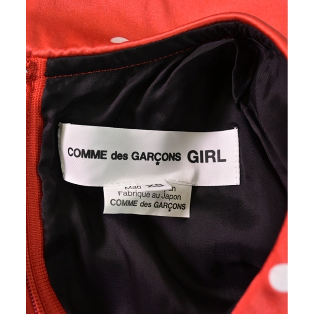 COMME des GARCONS GIRL(コムデギャルソンガール)のCOMME des GARCONS GIRL ワンピース XS 赤(ドット) 【古着】【中古】 レディースのワンピース(ひざ丈ワンピース)の商品写真