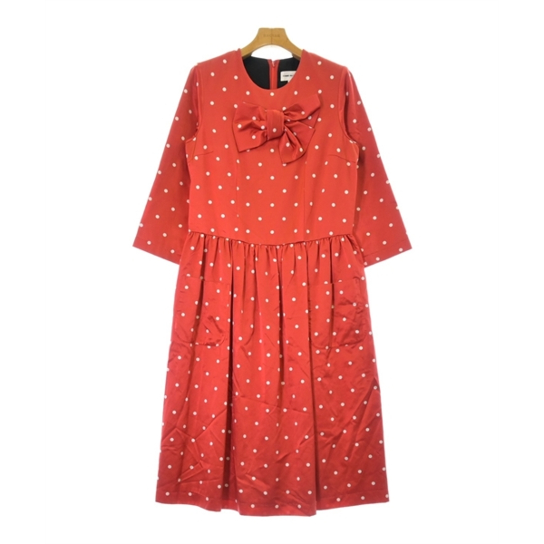 COMME des GARCONS GIRL(コムデギャルソンガール)のCOMME des GARCONS GIRL ワンピース S 赤x白(ドット) 【古着】【中古】 レディースのワンピース(ひざ丈ワンピース)の商品写真