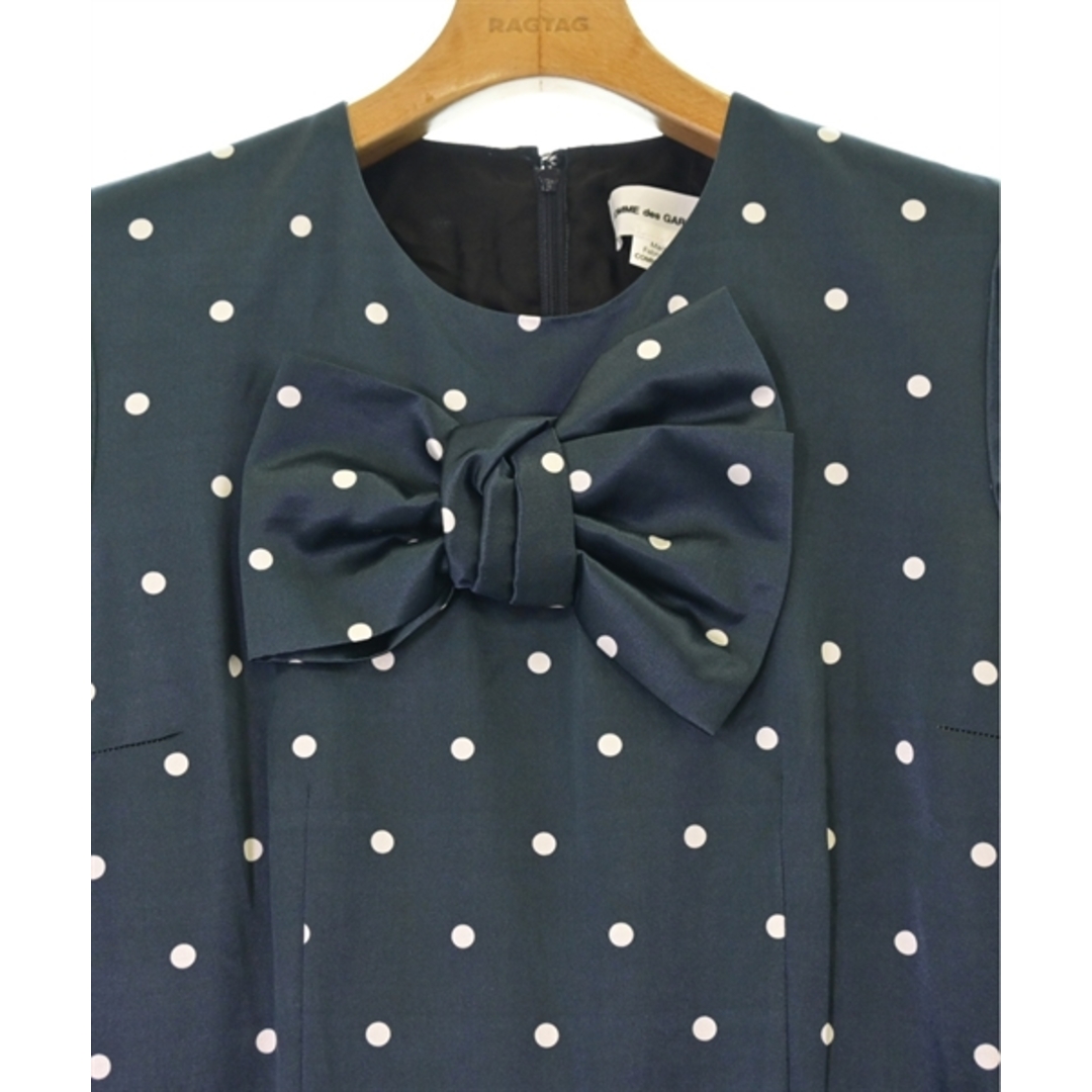 COMME des GARCONS GIRL ワンピース S 紺x白(ドット) 【古着】 COMME des GARCONS GIRL ワンピース S 紺x白(ドット) 【古着】