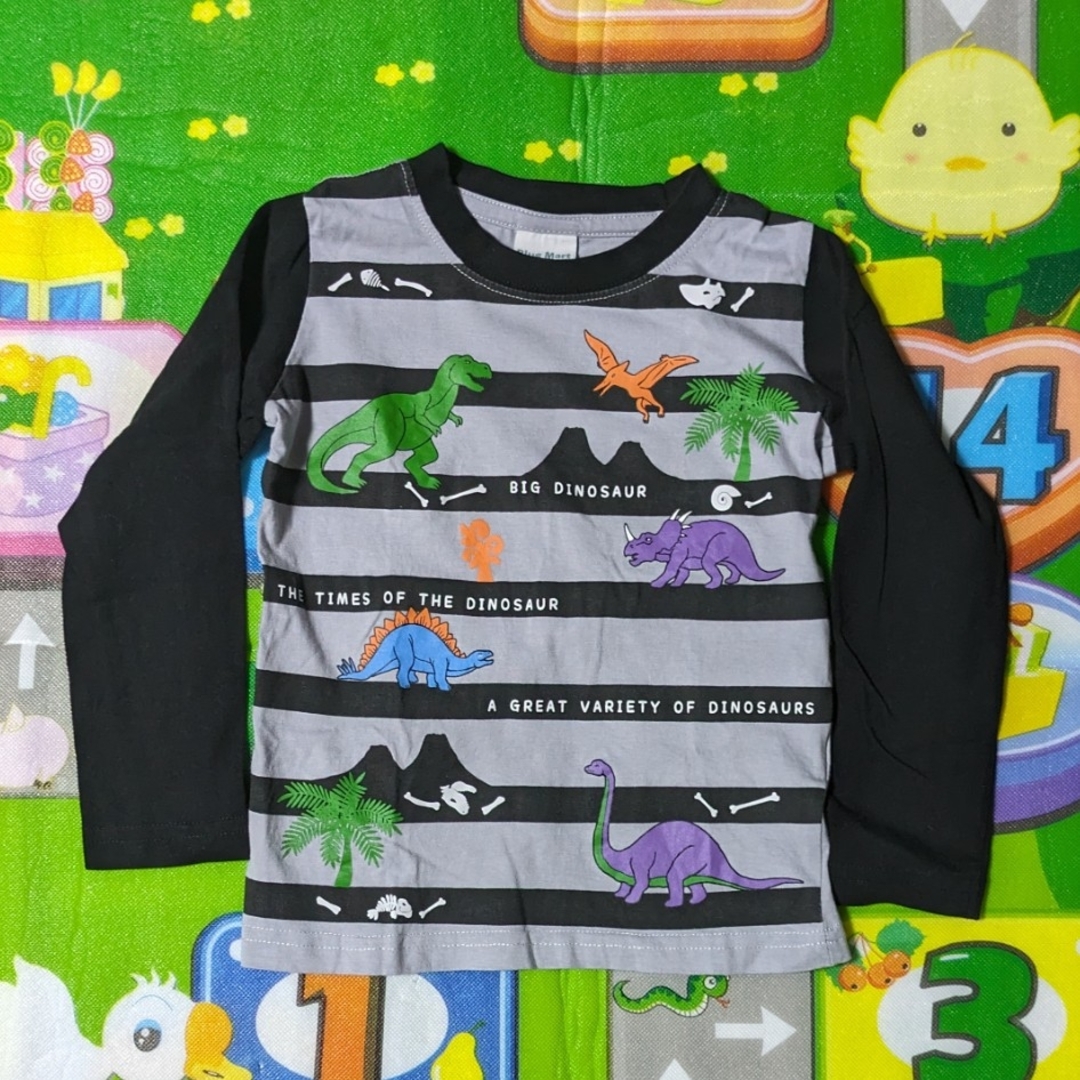 117.男の子　ロンT　100 キッズ/ベビー/マタニティのキッズ服男の子用(90cm~)(Tシャツ/カットソー)の商品写真