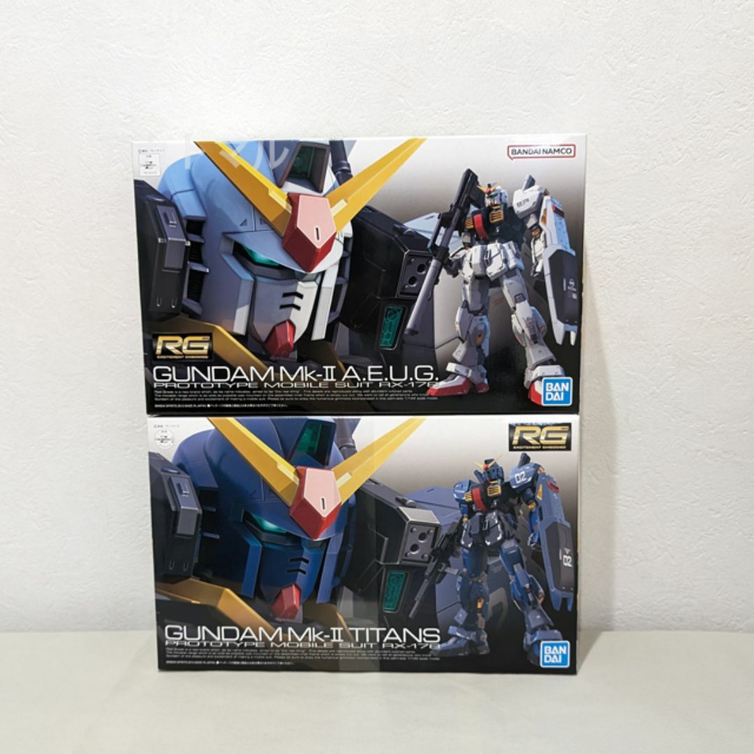 未開封◇RG RX-178 ガンダムMk-II エゥーゴ仕様＆ティターンズ仕様